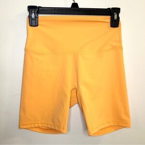 Brand new Women's Yellow athletic biker Shorts